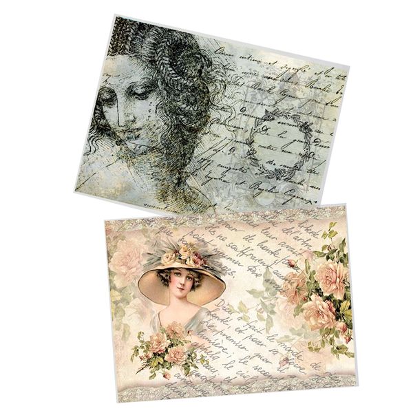 Decoupage Tear Resistant Transfers - Love Letters