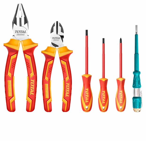 Total Tools - Insulated Hand Tools Set - 6pcs