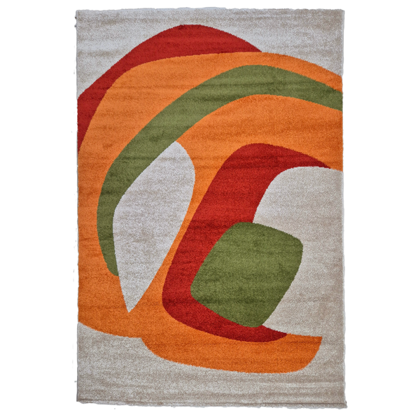 Decor People Panda Turkish Rug - Geometric Rectangular , 230 L x 160 W cm