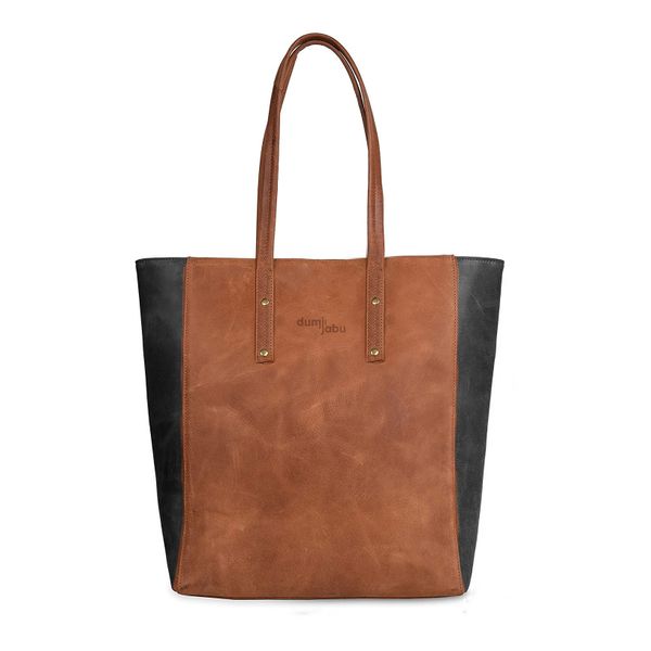 Genuine Leather Tote Handbag - Medium