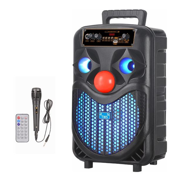 8" inch Speaker With Extra Bass, Blutooth/USB/TF/FM/AUX Radio NDRP33.