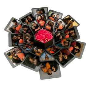 DIY Explosion Gift Box - 6-Sided Handmade Photo Memory Album Gift