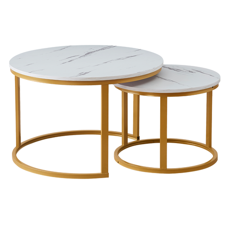 Indus 2 Piece Medium Nesting Coffee Table Set Image