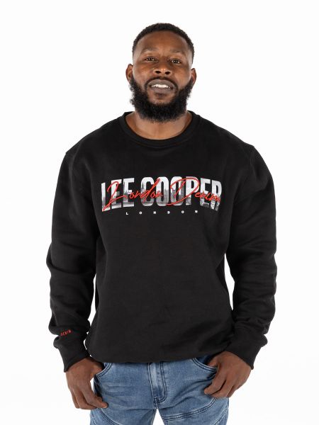 Lee Cooper Men'sSweatshirt: Fabien Black