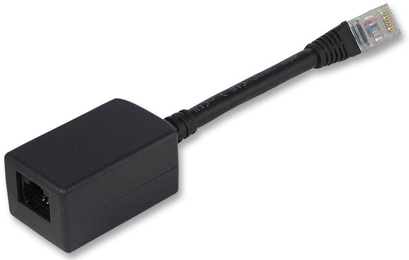Tuk (STT) Ethernet Cable, Port Saver, Cat6, RJ45 Plug to RJ45 Socket