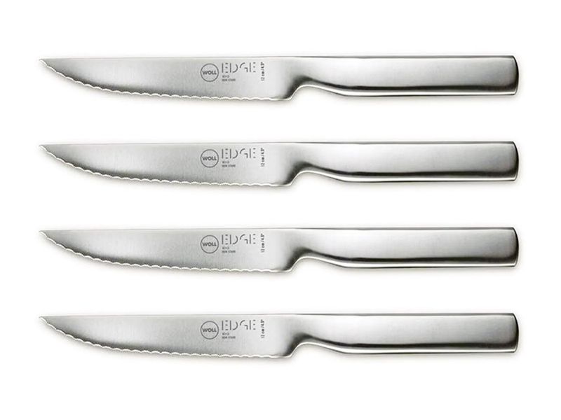WOLL Steel Steak Knives - Set Of 4 - 12cm