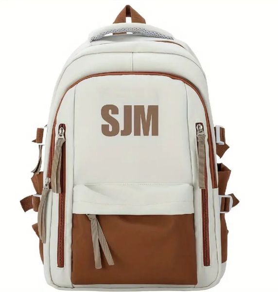 35lt Travel Backpack, Durable And Casual, With High Aesthetic Value - Brown