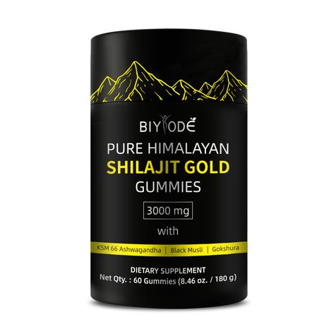 BIYODE - Be Bodywise Pure Himalayan Shilajit Gummies Image