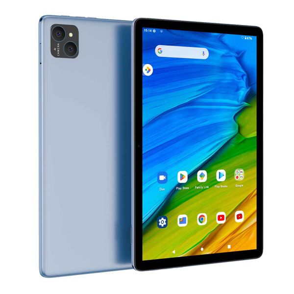 Baiouda 10 Inch Android 14 Tablet, 128GB, Ideal for Work &amp; Study