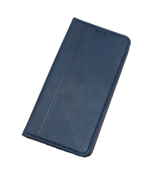 New Flip Book Cover Compatible with Samsung Galaxy S23 Plus - Blue