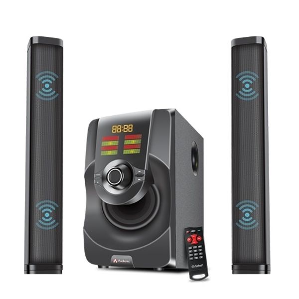 Audioni TwinBar 2.1 Channel Deep Bass Convertible Speaker System