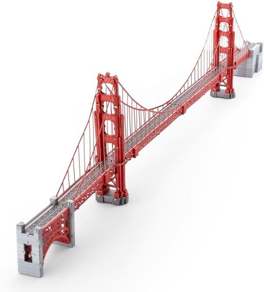 Metal Earth -Premium Series Golden Gate Bridge -3D Metal Model Kit