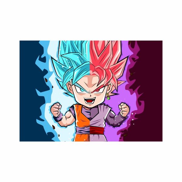 Goku v Goku Black - A1 poster