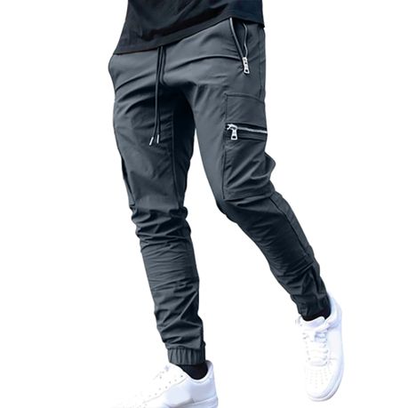 Mens Casual Cargo Pants with Large Pocket Fashion Simple Solid Trouser, Shop Today. Get it Tomorrow!