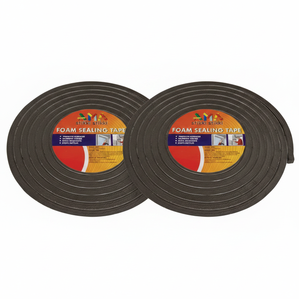 Sellotape Foam Strip 8mm x 12mm x 5m - 2 Pack