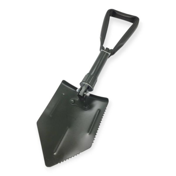 Portable Green Lightweight Outdoor Foldable Mini Shovel w/Bag