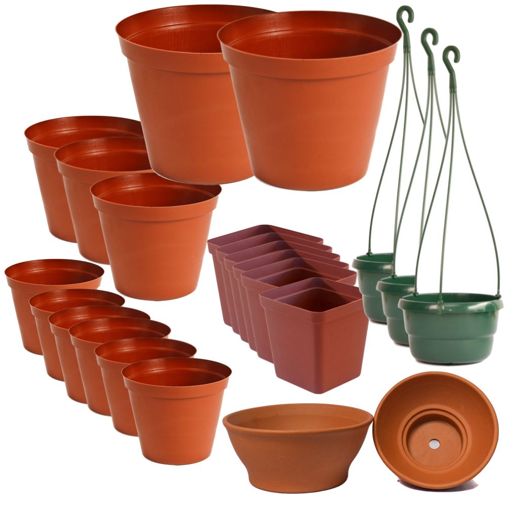 Garden Pot Plant Set of 22