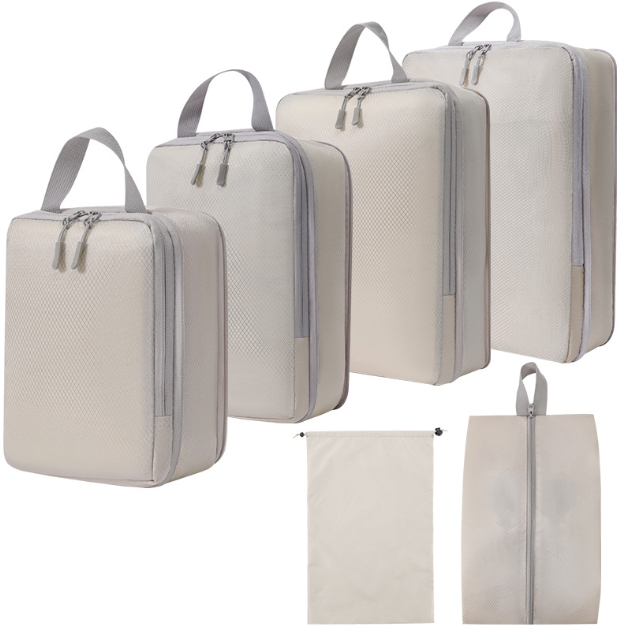 X-HOME Expandable Lightweight Travel Bags Compression Organiser Cube