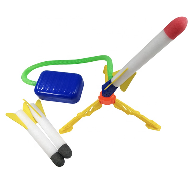 Kids Foam Rocket Launcher Outdoor Toy Playset, Perfect Gift 4 Boys &amp; Girls