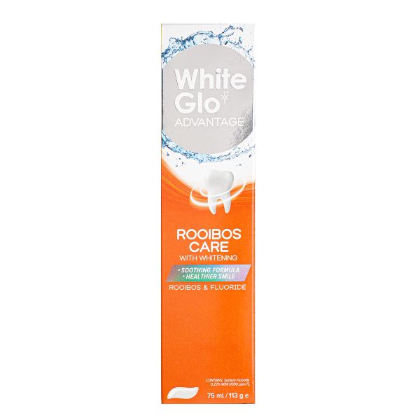 White Glo Toothpaste Rooibos Care 75ml