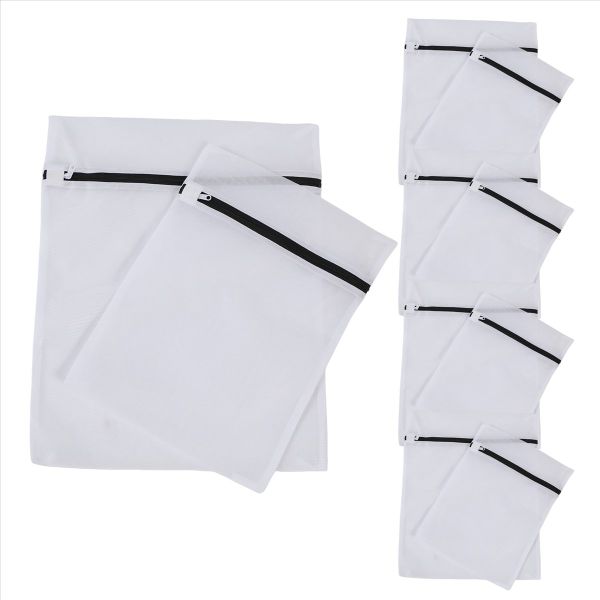 10 Pack Zippered Mesh Laundry Bags For Blouses Bras Hosiery(5S+5L)