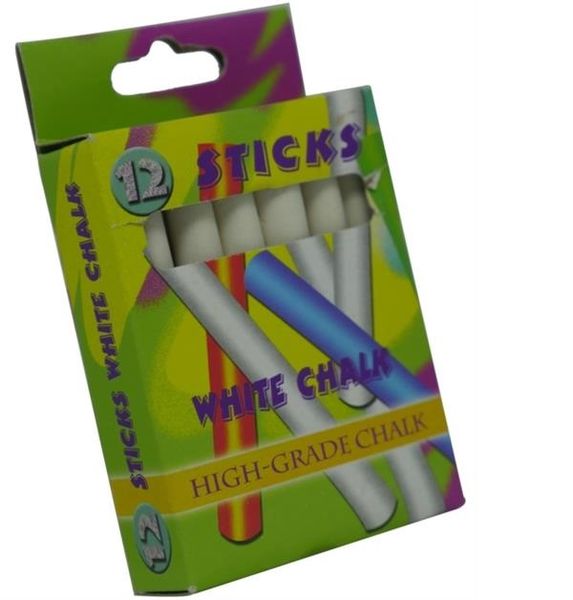 White Chalk Pack Of 12