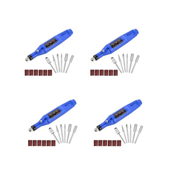 GB Nail Burnish Machine Blue-Set of 4