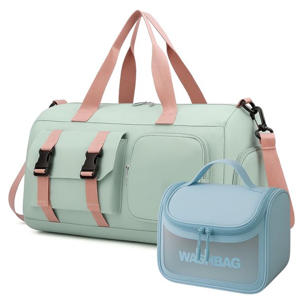 Yoga Essential Fashion Waterproof Travel Gym Duffel Bag and Toiletry Bag