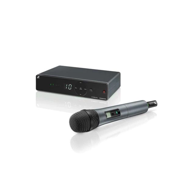 Sennheiser XSW 1-825-B Wireless Handheld Vocal Set, 10 Ch UHF, 614-638MHz