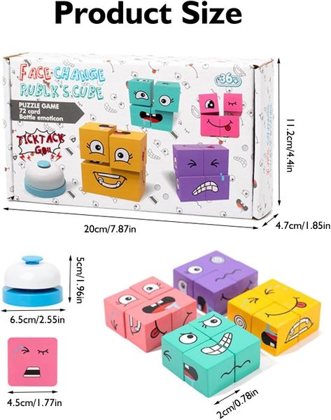 Wooden Emoji Game Educational Jigsaw Puzzle Toy Board Game - 1 Piece