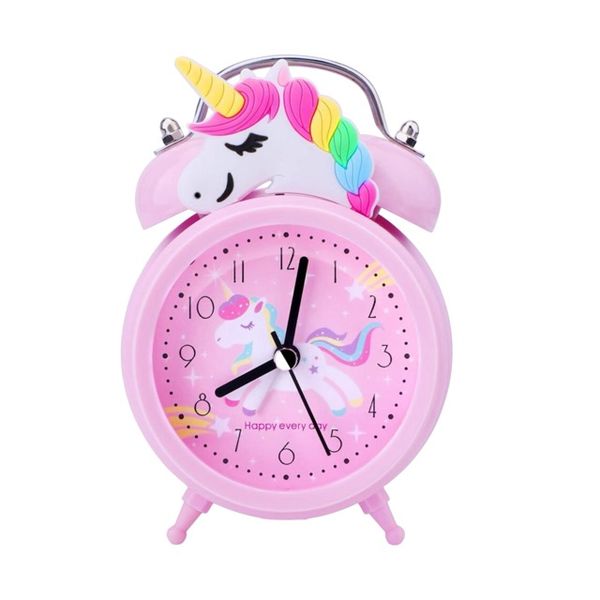 Unicorn Alarm Clocks For Girls Silent Bedside Alarm Clocks With Backlight