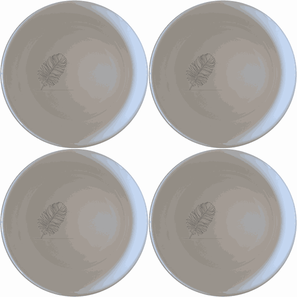 Ostrich Feather Delicate Bowl Set of 4 - Range 2