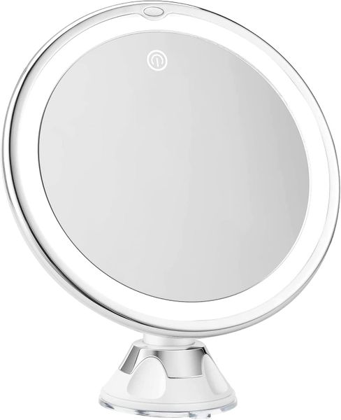Sulfar Magnifying Mirror with Light -10x Magnification 3 Light Modes Makeup