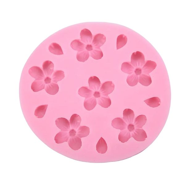 Fondant Silicone Molds Sakura Chocolate Mould Cake DIY