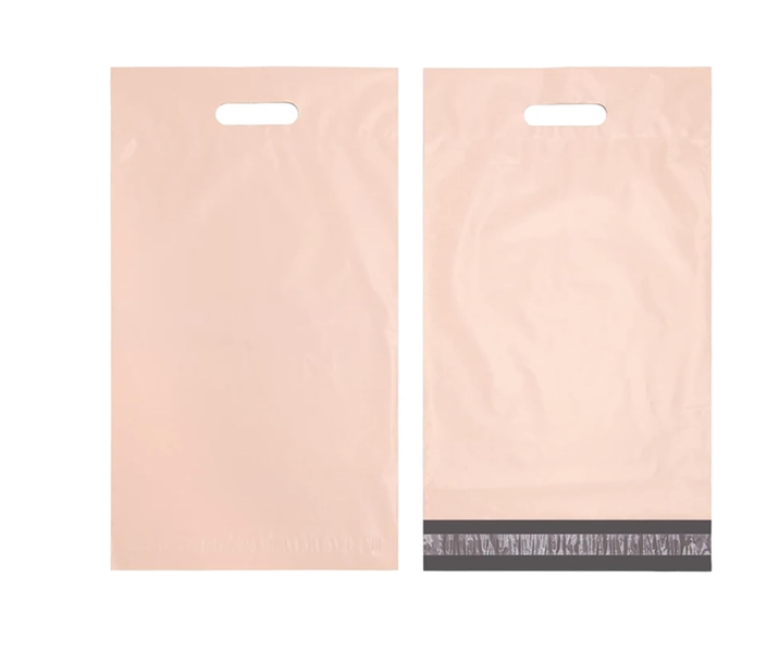 Polymailers Packaging 32x40cm Self-Adhesive &amp; Handle Gift Bag - Black 100