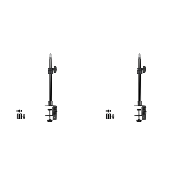 C Tripod Clamp Desk Mount Light Stand With Ball Head Table Fixture