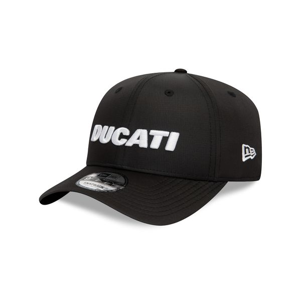 Ducati Motor Logo Ripstop Pre Curve Black 9FIFTY Snapback Cap
