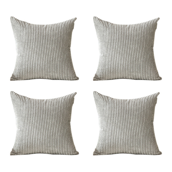 Set Of 4 Velvet Pillow Case Pillow Insert Not Included (45 X 45 Cm)B