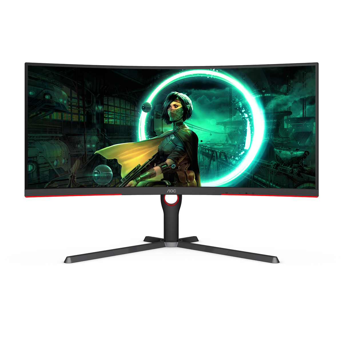 AOC CU34G3S Gaming 165Hz 1ms 34" QHD Curved Gaming Monitor Shop Today