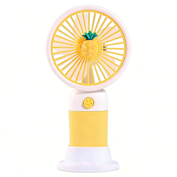 Handheld USB Fan - Cute Designs | Quiet | Desk/Travel Use