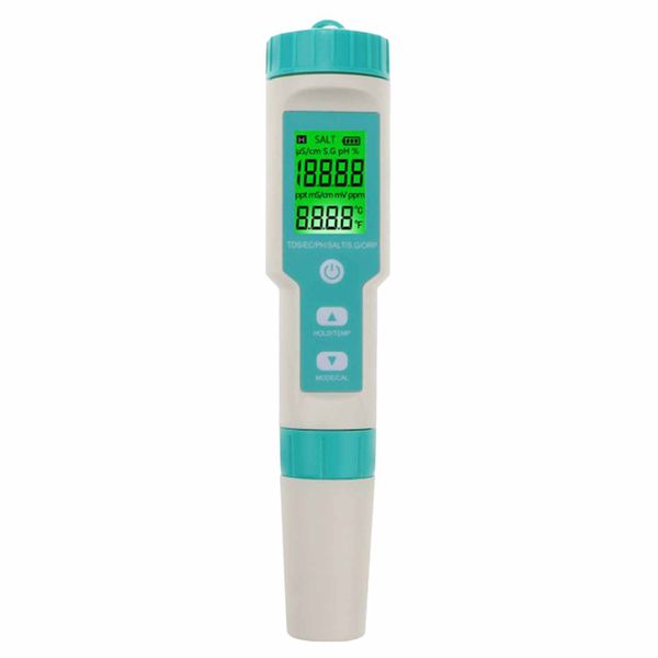 Multifunctional Water Quality PH/TDS/EC/SALT/S.G/ORP/TEMP Tester