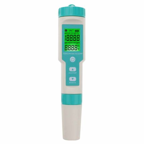 Multifunctional Water Quality PH/TDS/EC/SALT/S.G/ORP/TEMP Tester Image