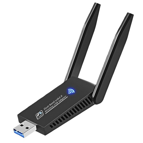 USB 3.0 WiFi Adapter RTL8812 1300Mbps Dual Band PC Desktop &amp; Laptop