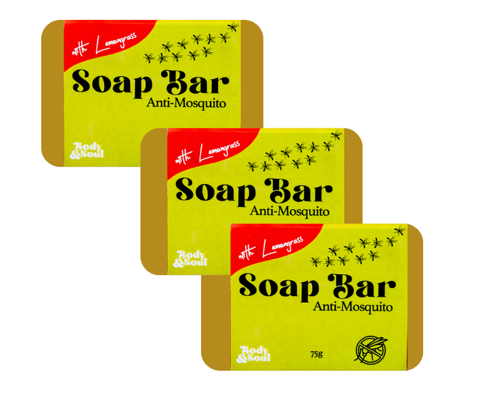 Mosquito Pure Glycerine Soap In-Fused with Lemongrass