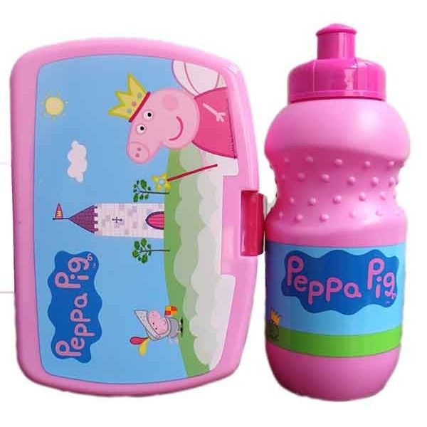 Peppa Pig Astro Bottle And Sandwich Container