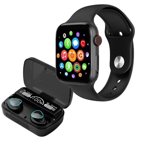Pro-T500 Smartwatch and Fitness Tracker &amp; M10 TWS Wireless Earbuds