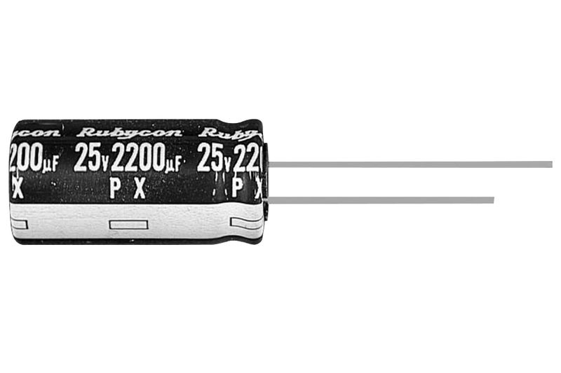 Rubycon (35PX470MEFC10X12.5) Electrolytic Capacitor, Miniature, 47 µF, 35V