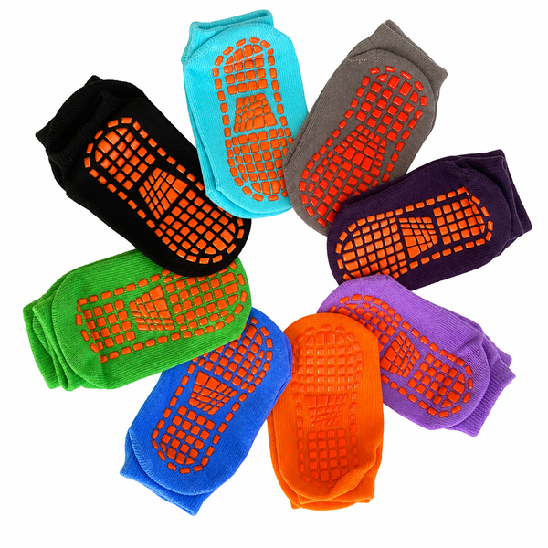 SKY-TOUCH Toddler Non Slip Ankle Socks, 8 Pairs