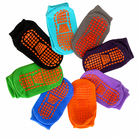 SKY-TOUCH Toddler Non Slip Ankle Socks, 8 Pairs Image