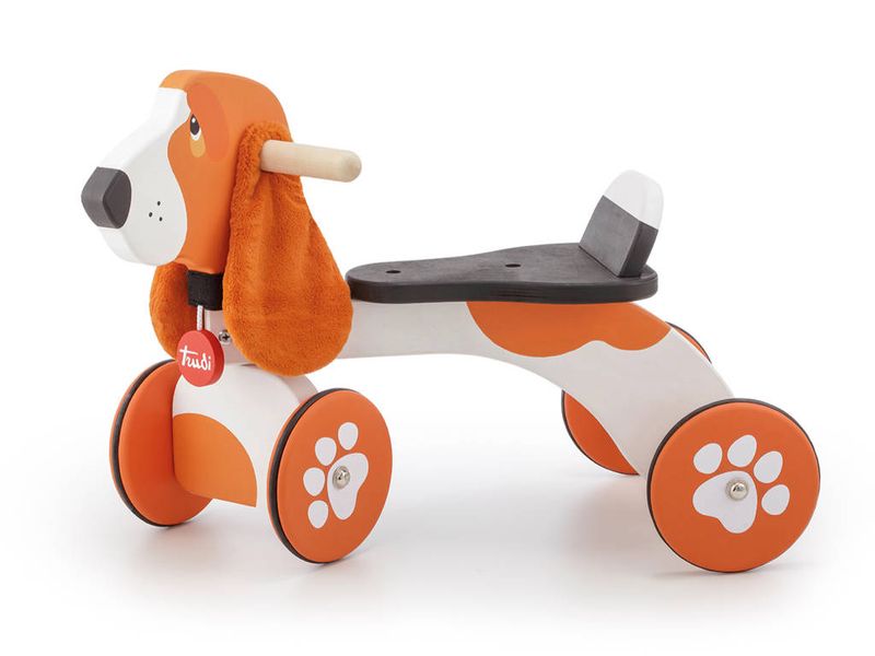 Sevi Wooden Basset Hound Dog Ride On - 52cm